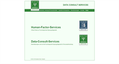 Desktop Screenshot of data-consult-services.de