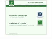 Tablet Screenshot of data-consult-services.de